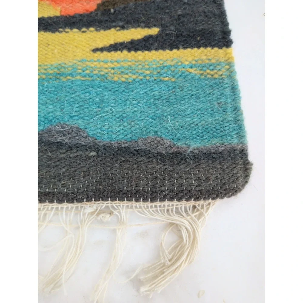 Egyptian Handmade Wool Miniature Rugs Camel Dollhouse Mug Placemat Accent Decor